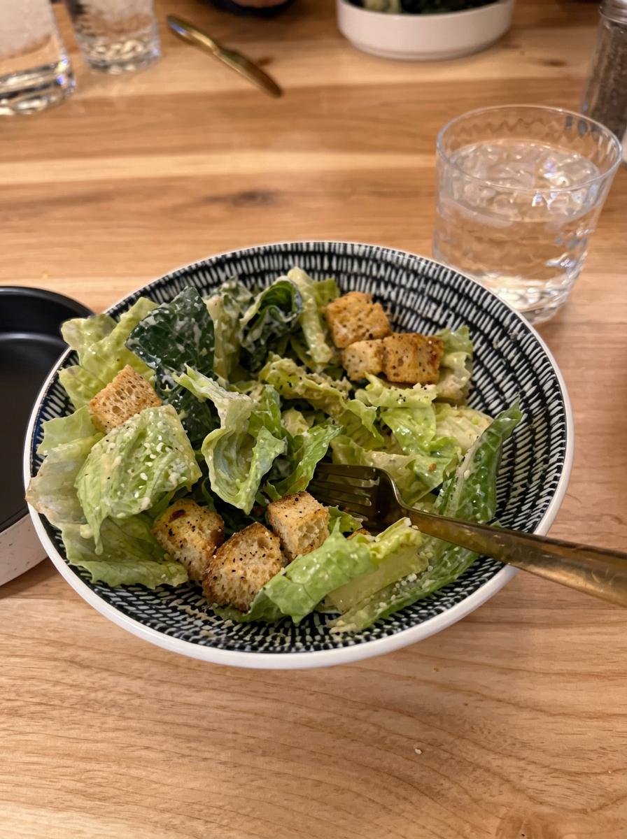 Fresh green salad at The Plate’D Social